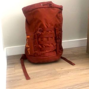 Nike backpack ; laptop insert; top pouch pocket;